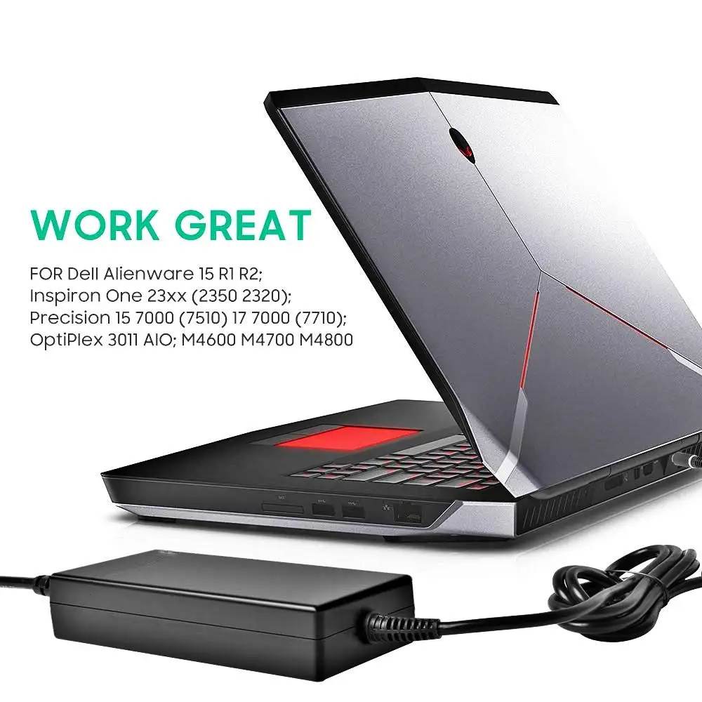 Зарядное устройство для Dell Alienware 15 R1 R2 Precision 180 17 19 5 M4600 M4700 M4800 DA180PM111 7510 Вт 7710 в