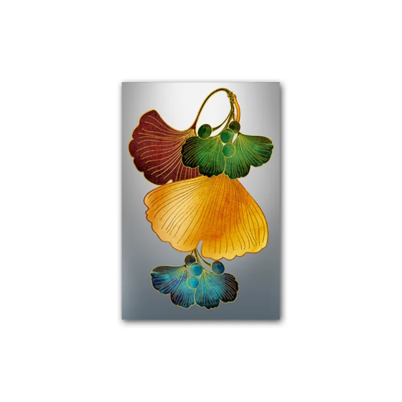 

Blue Green Yellow Gold Plant Leaf Abstract Poster Nordic Canvas Print Wall Art Painting Modern Picture Living Room Decoration J