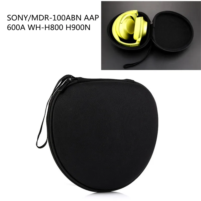 

Чехол из ЭВА для телефона, чехол для Sony наушники с «молнией» AAP 600a MDR-100ABN H900N для большой гарнитуры 1 2, портативный жесткий чехол