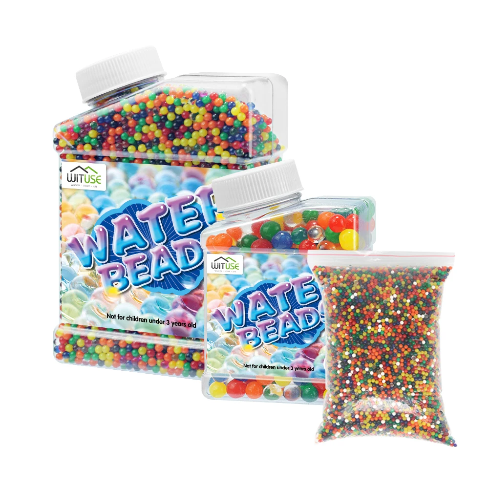 Водяные Шарики наполнитель радужные растущие Волшебные смешанные гелевые