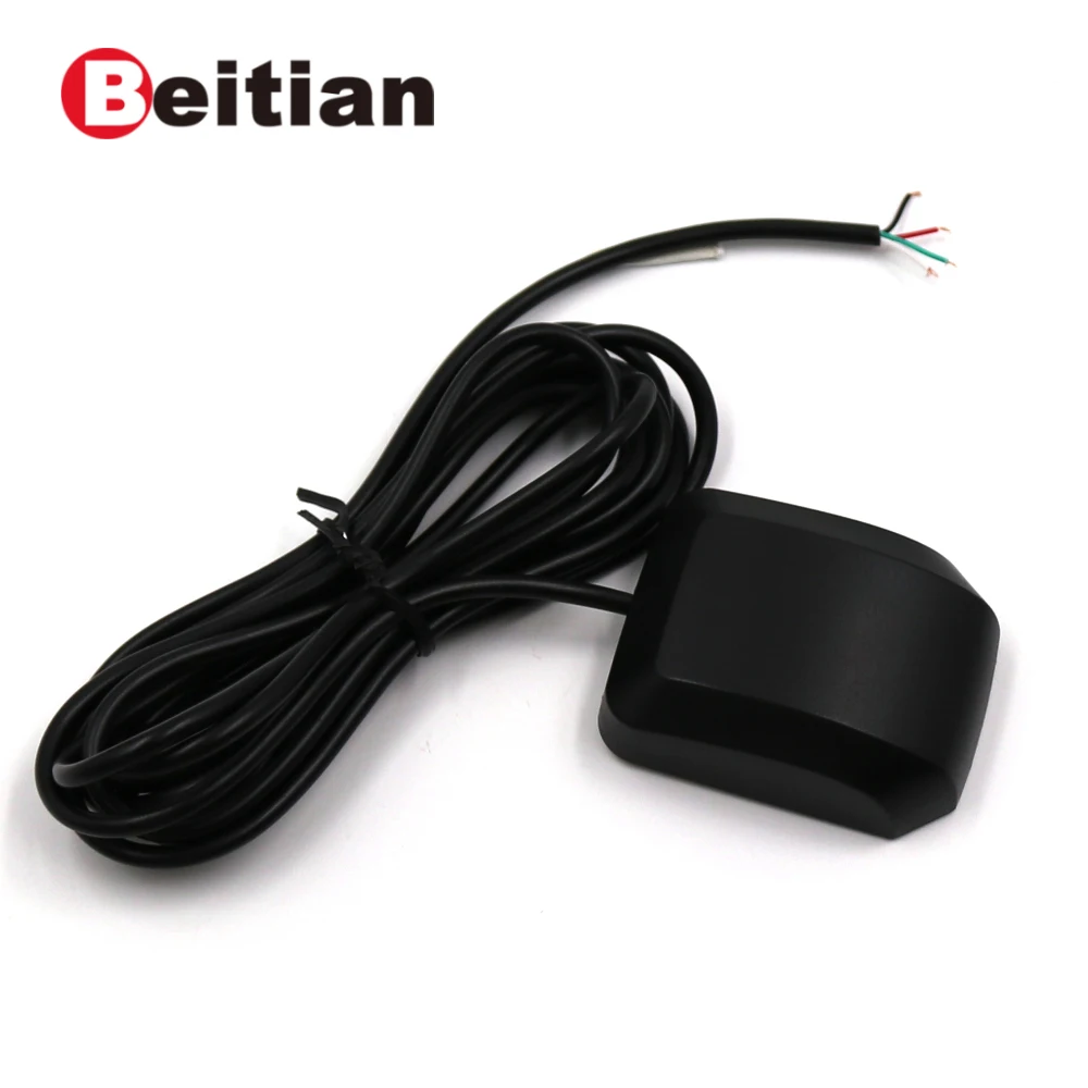 BEITIAN TTL 4 кабель: Красный VCC зеленый RX белый TX Черный GND Двусторонняя лента GPS