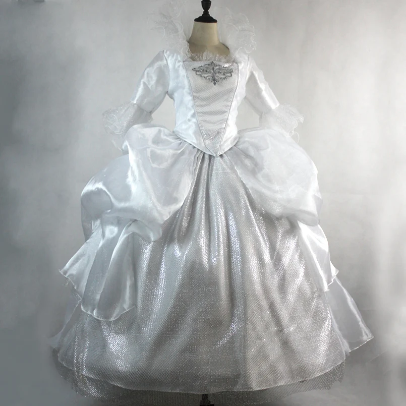 

Новое поступление, косплей костюм богоматерцы ArrvaMovie Золушки, белое платье для взрослых женщин, причудливая вечерние ринка на Хэллоуин