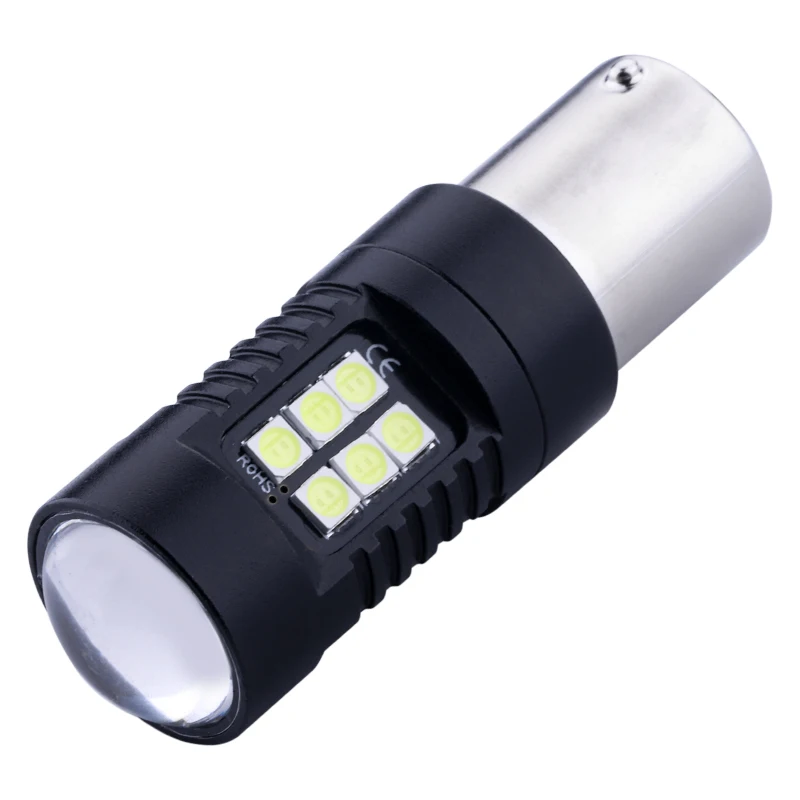 2x1156 BA15S 3030 21SMD Canbus задний фонарь указатель поворота 7443 3157 светодиодный