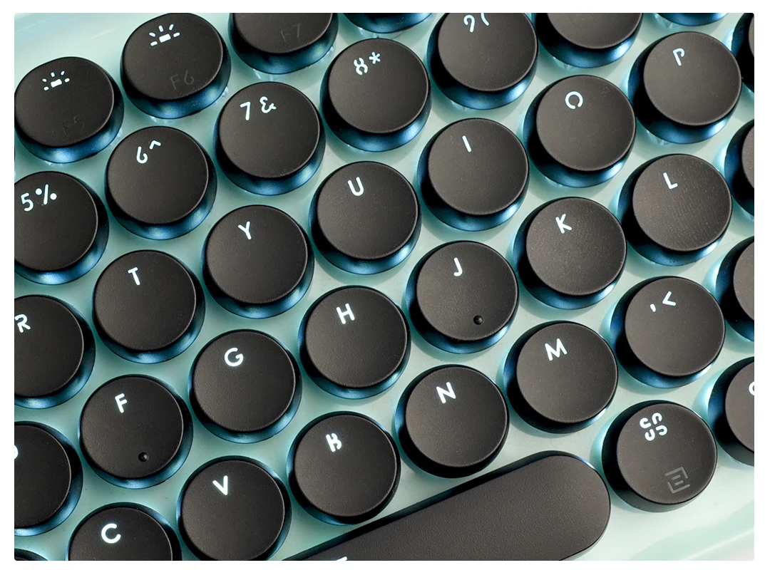 Оригинальная Беспроводная bluetooth-механическая клавиатура Xiaomi Lofree DOT с цветком, цветная игровая клавиатура с помадой, светодиодный подсветка