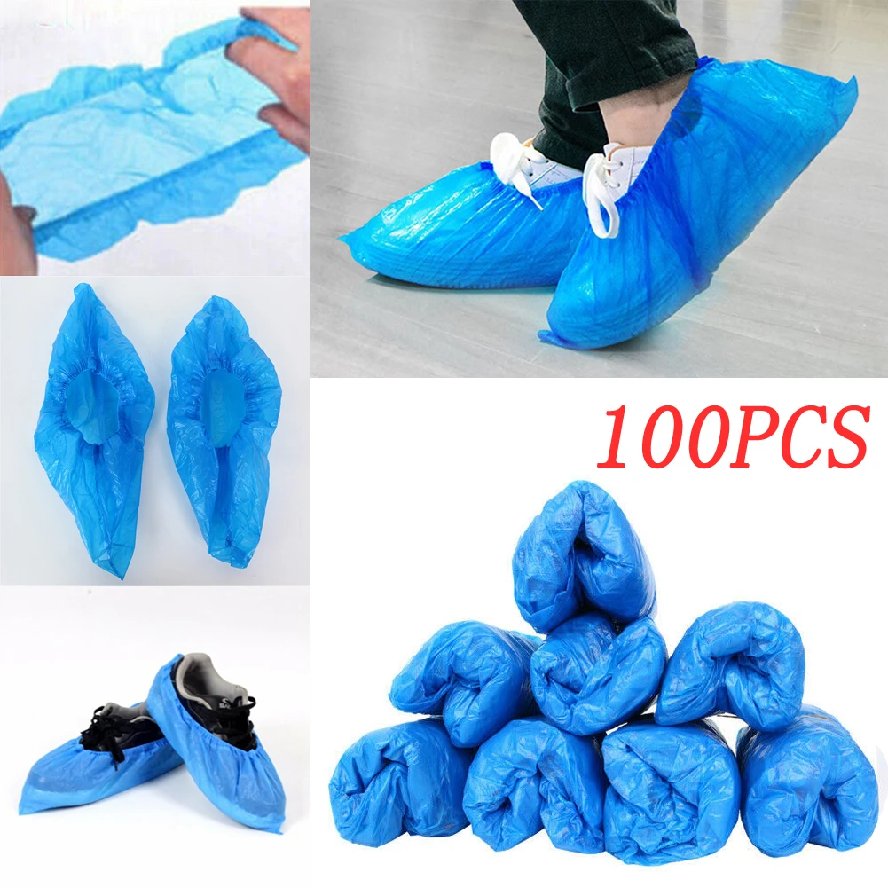 100 шт. одноразовые Нескользящие Чехлы для обуви | Дом и сад