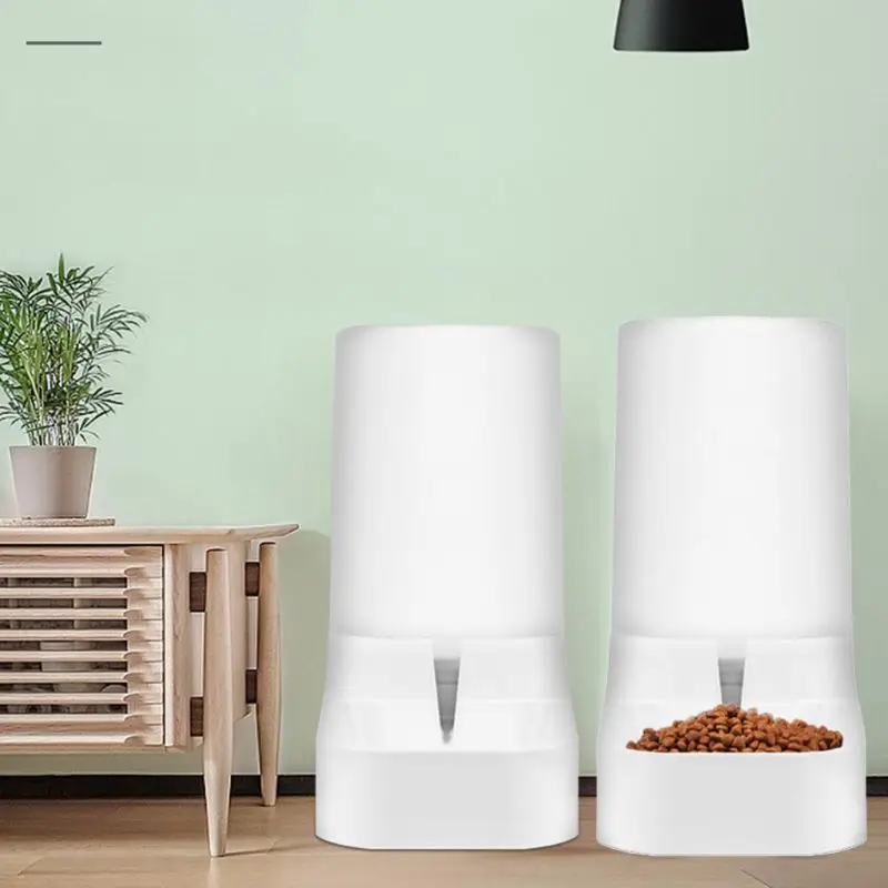 

Автоматический Питатель для домашних животных Гравитация кошек собак гравитационный питатель воды само-распределяющий комплект устройст...