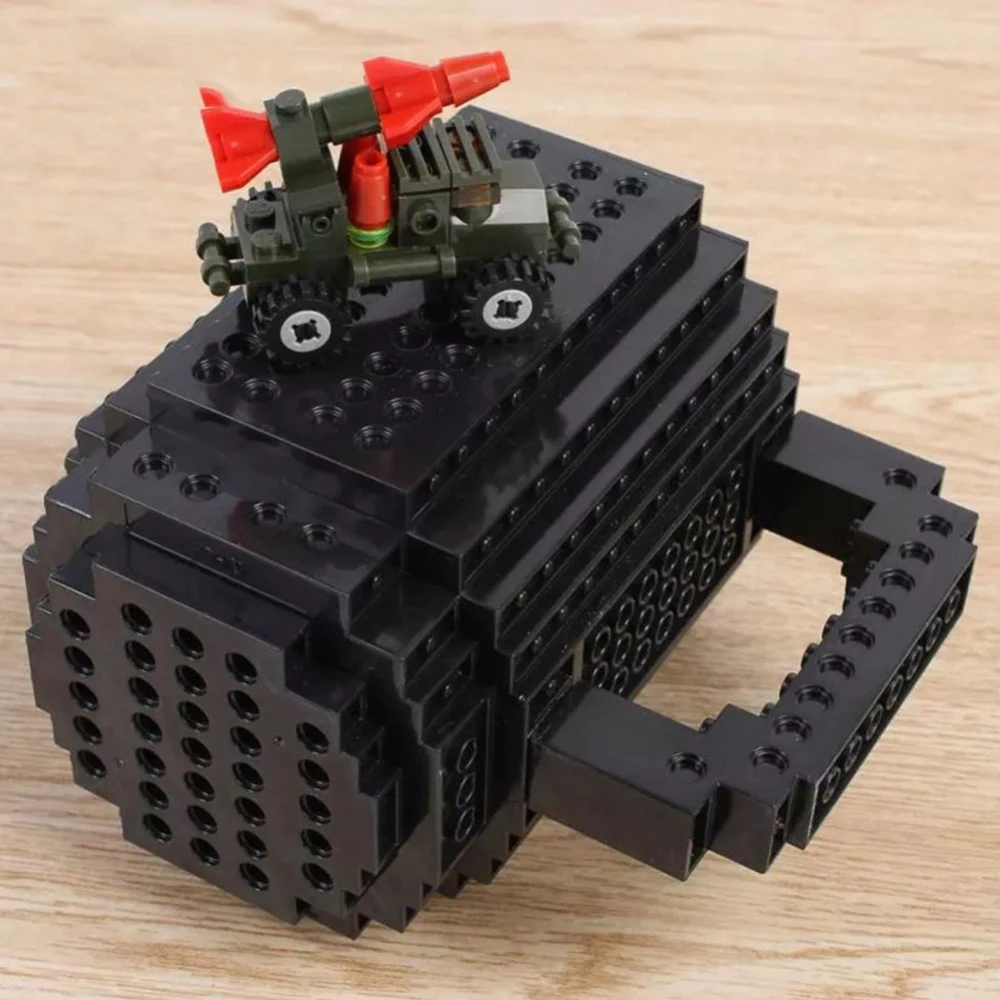 350 мл креативная кружка с молоком кофейная чашка строительные блоки сделай сам