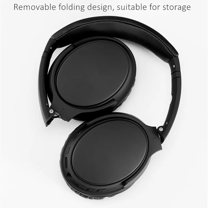 

Hifi Stereo Bluetooth 5.0 Deep Bass Aptx Low Latency Headphones ANC Active Noise Cancelling Wireless Headset with Super Hifi Ear