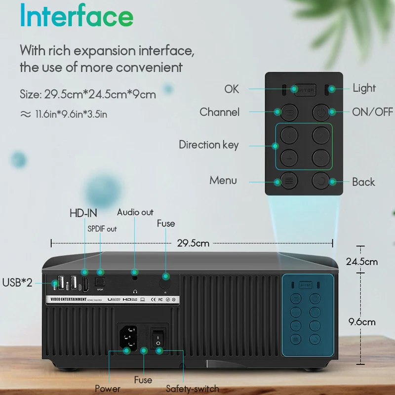 3D светодиодный проектор WZATCO F30 Android 9 0 опционально Full HD 1920x1080 5500 лм Wi Fi Bluetooth