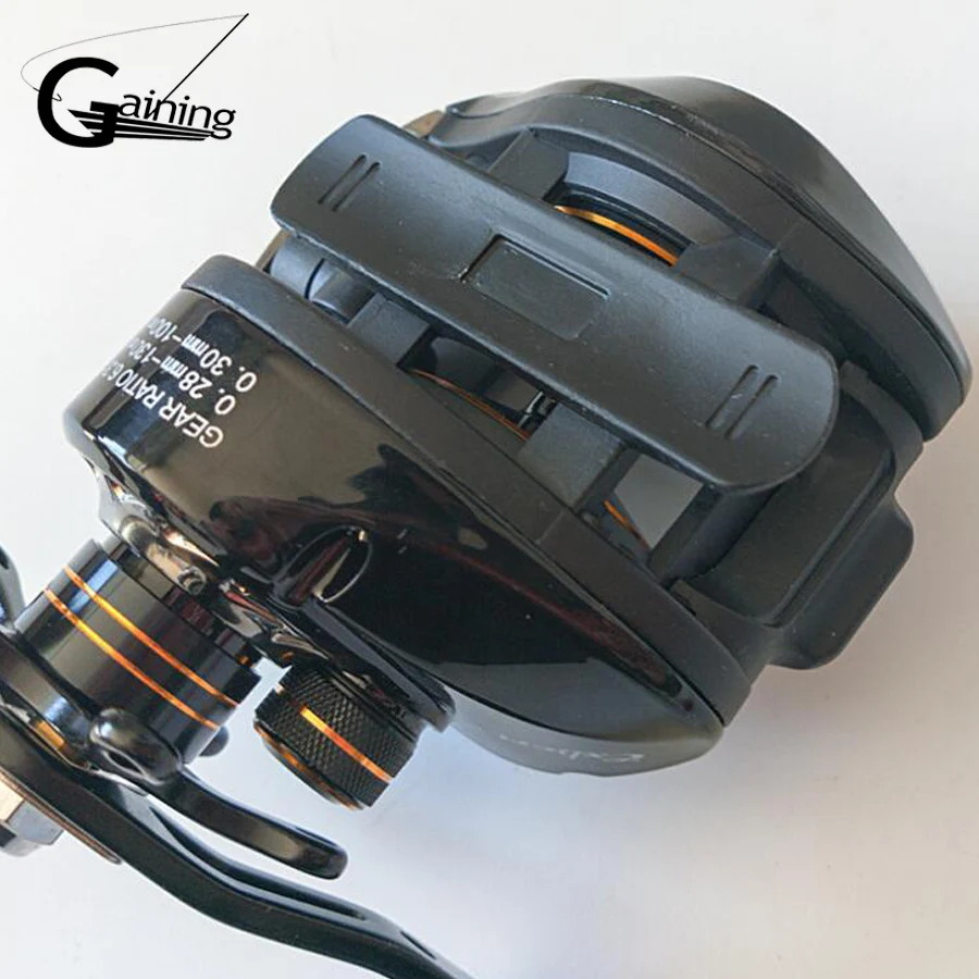 

Gaining Baitcasting Reel 6.3:1 12+1BB Carp Fishing Reel with Magnetic Brake 5KG Max Drag Left Right Hand Casting Reels