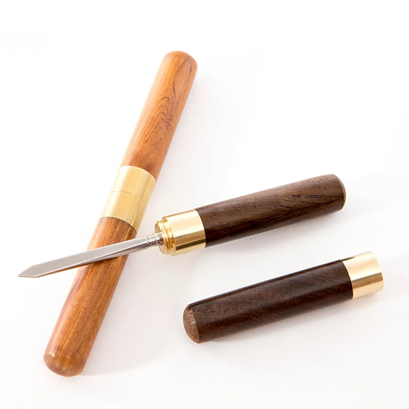 Upspirit 1 шт. нож для Пуэра игла чая из нержавеющей стали с деревянной ручкой