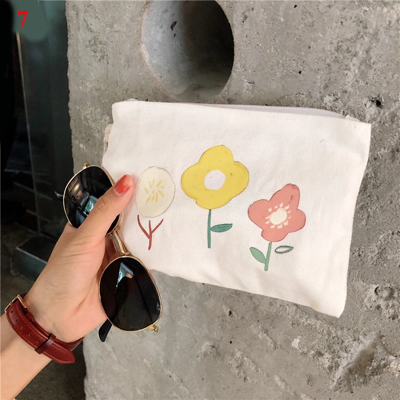 

New Japan Style Cute Mini Canvas Bags Coin Pouch For Women Girls Wrist Bag Mobile Phone Bag Coin Purse Cards Wallet Wholesale