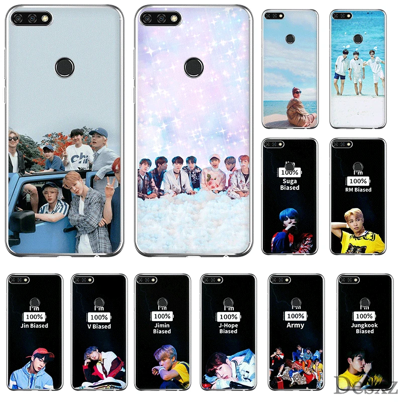 Чехол для мобильного телефона из ТПУ Huawei P30 P20 P10 P8 P9 Lite Pro P Smart Z Plus чехол Rap RM JIMIN JIN SUGA