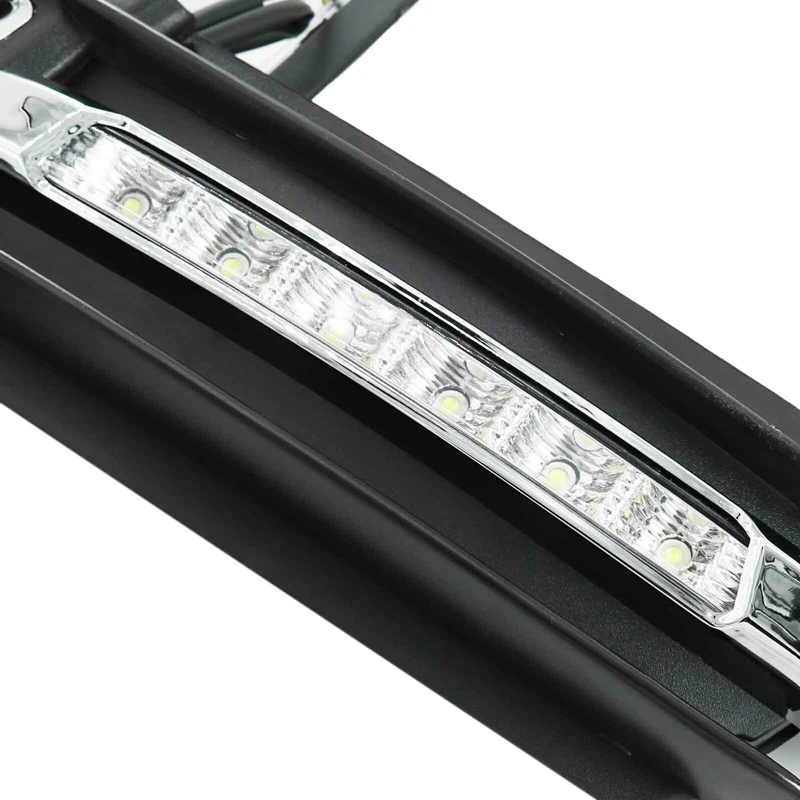 

2Pcs Car LED DRL Daytime Running Lights For- A6 2009-2011