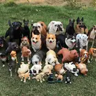 Oenux Подлинная большая фотосессия имитация Doberman Rottweiler коргисоферидная собака экшн-Фигурки ПВХ питомец детские игрушки Рождественский подарок