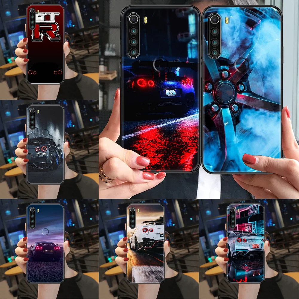 Спортивный автомобильный GTR чехол для телефона Xiaomi Redmi Note 4X 6A 7 7A 8 8T 9 9A 9S 10 K30 Pro