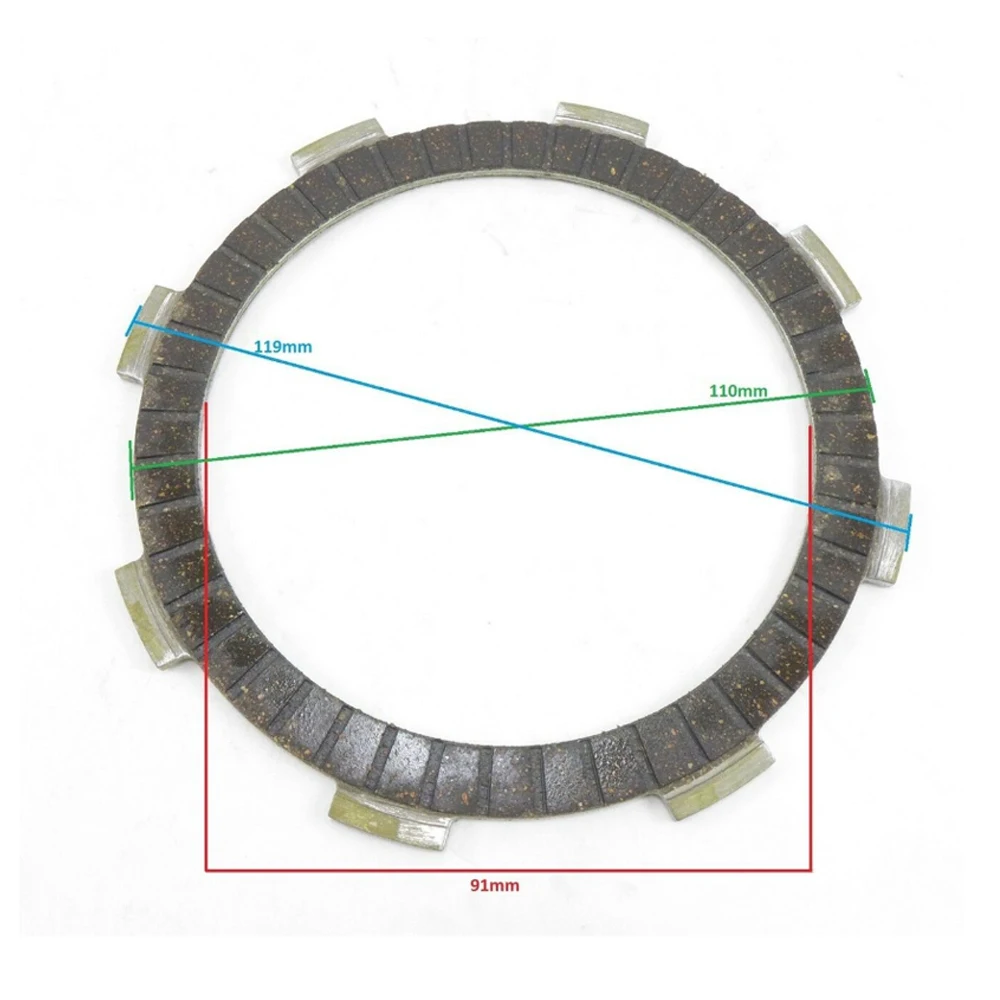 Запчасти для двигателя мотоцикла комплект фрикционных пластин сцепления и