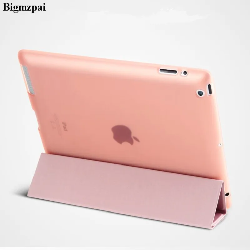 В 4 раза кожаный чехол для iPad 2/3/4 9 7 &quot2017 2018 5/6th ТПУ Мягкая накладка на заднюю