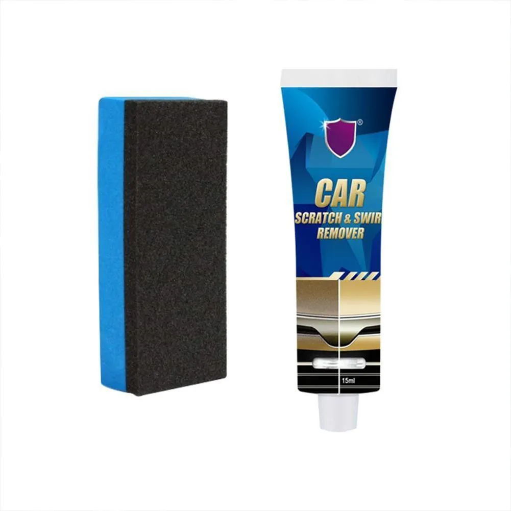 

Car Scratch Repair Polishing Wax Body Compound Repair Polish Paint Care+Sponge Fills Damaged Areas Washing Tool