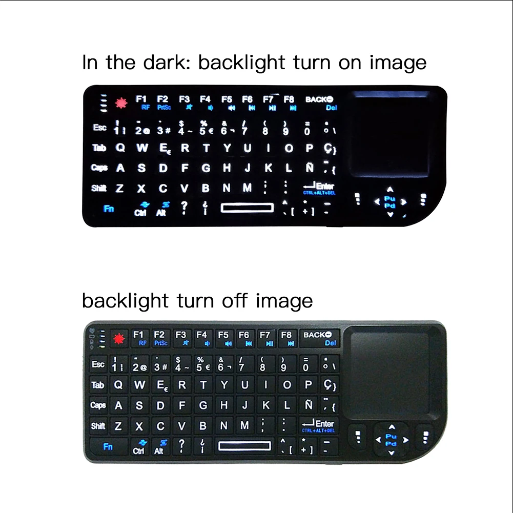 

Mini Portable Keypad Conference Multimedia Keyboard English Spanish Waterproof Keyboard