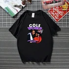 Футболка мужская летняя хлопковая, винтажная рубашка J cole Dreamville в стиле хип-хопрэп, топ в стиле унисекс
