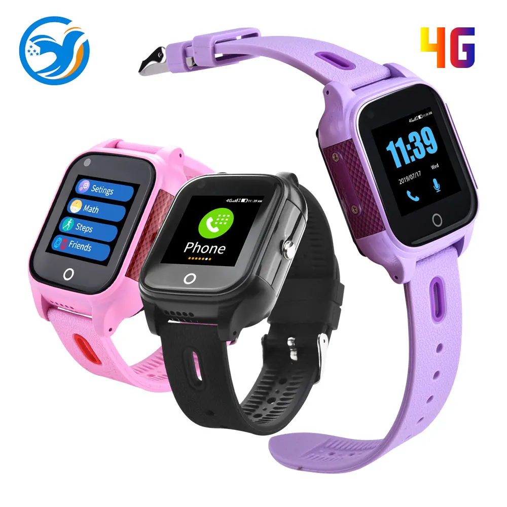 Водонепроницаемые Детские Смарт часы 4G с GPS большой сенсорный экран IPS высокого