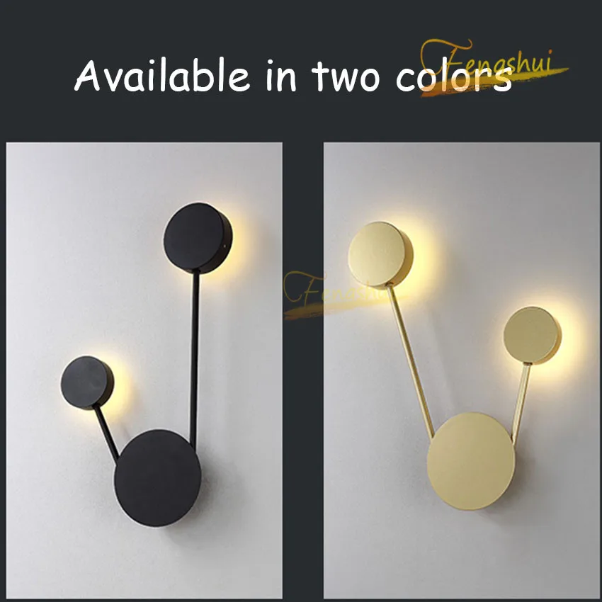 Современный минималистичный светодиодный настенный светильник освещение арт