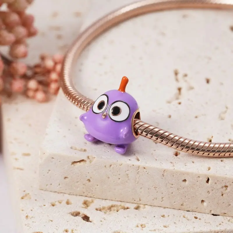 Женский кулон в виде птицы совы пингвина из серебра 925 пробы | Украшения и