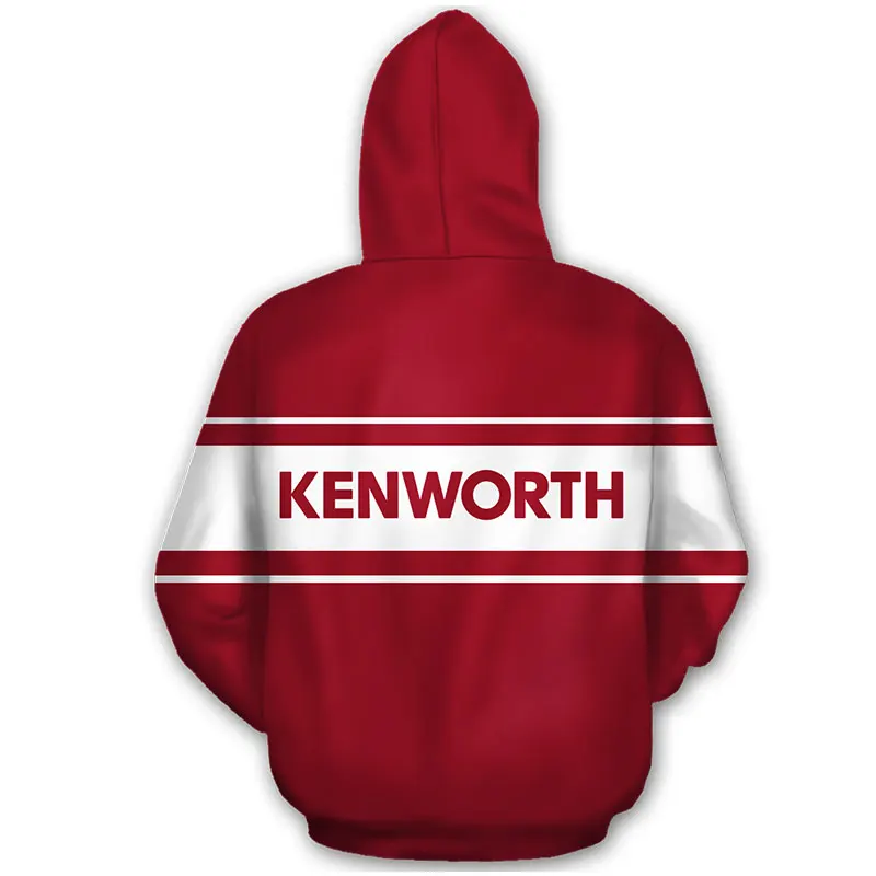 

2021 New spring and autumn Kenworth car logo 3D printing hoodie casual fashion Harajuku hoodie