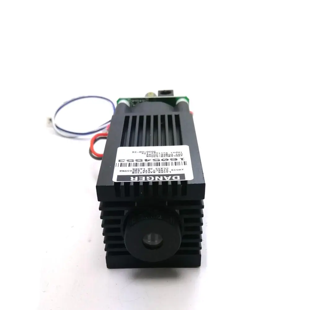 Лазерный модуль 300 нм МВт с TTL + вентилятор 12 В напряжение DIY лабораторная