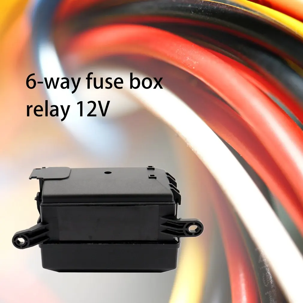 Морской 6 полосный предохранитель релейная коробка пластиковый слотный