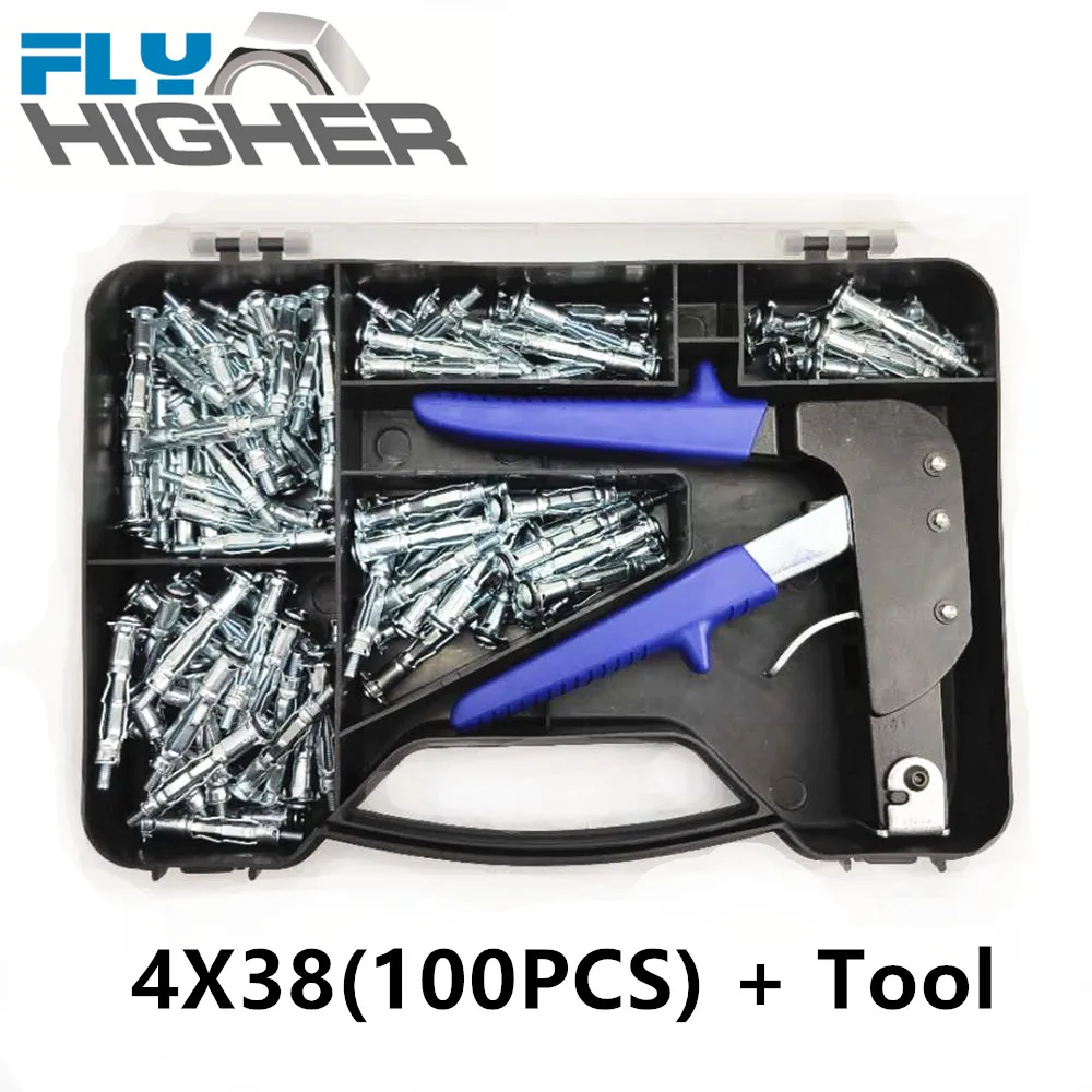 Полые Стены Якорь металлическая полость гипсокартон фиксация с ящиком для