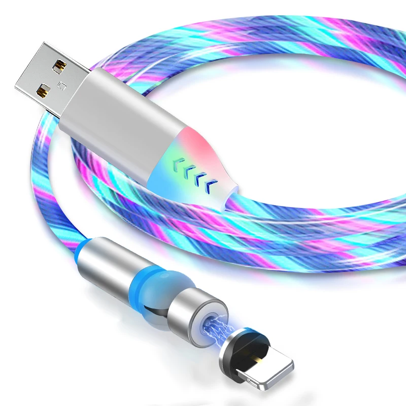 Магнитный кабель 2 А USB C Type-C Сверхбыстрая Зарядка для телефона быстрая зарядка