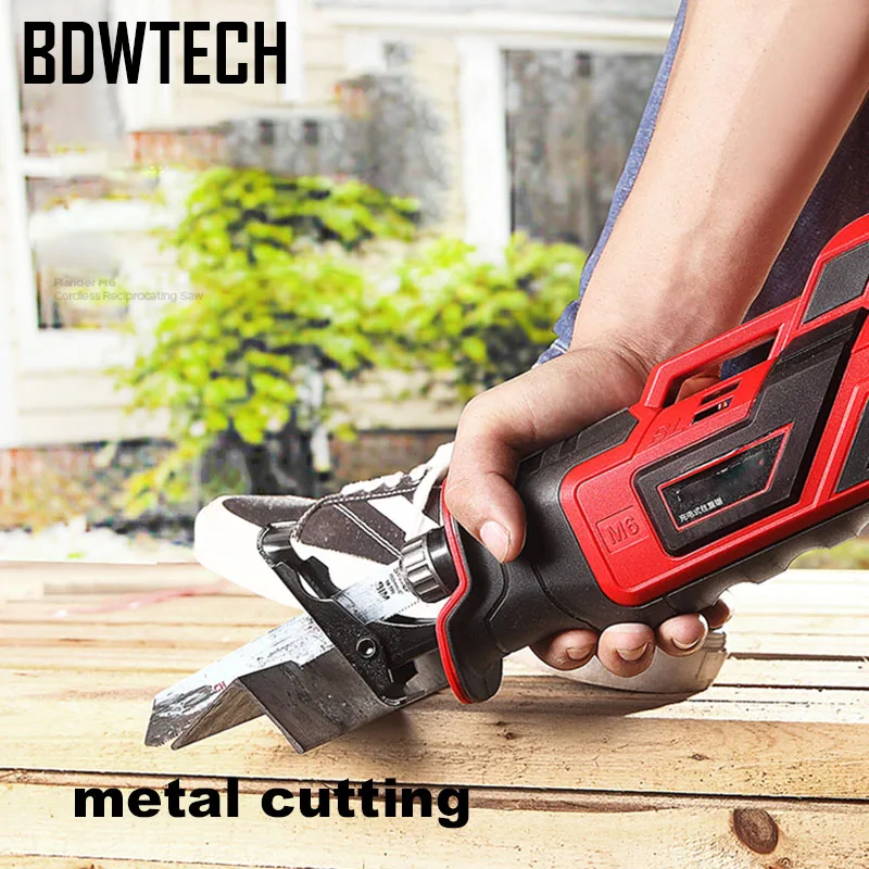 Bdwtech 900 Вт бесщеточный двигатель BTRC01 20 в Беспроводная поршневая пила