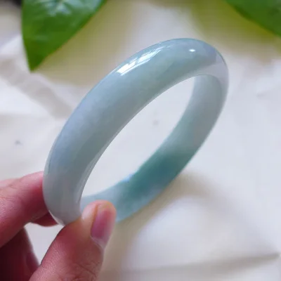 

Send National Certificate Natural Myanmar Jade Double Color Jade Bracelet 54mm-64mm Female Jade Bracelet Send Girlfriend Send Mo
