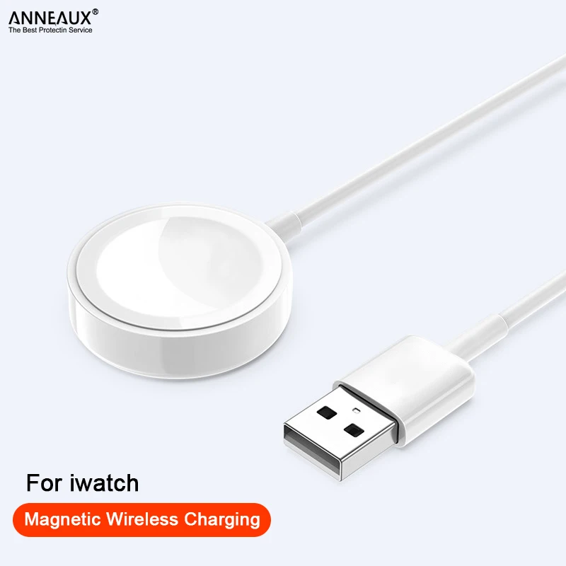 

Беспроводное зарядное устройство с USB-разъемом для iwatch 3 S4, подходит для Apple 6 SE iPhone watch 5 4 3 Series 6, магнитная Беспроводная Зарядная база