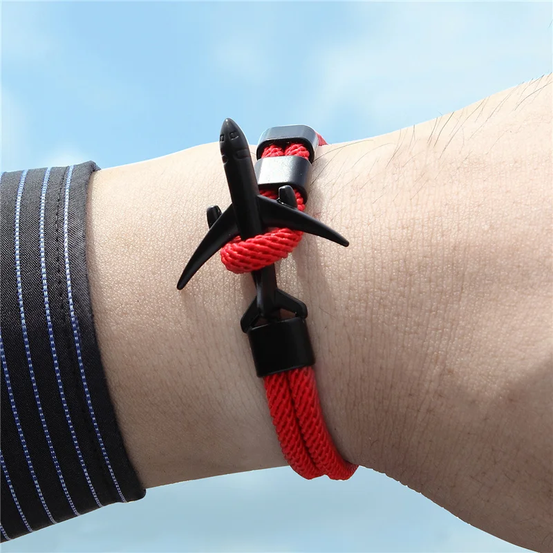 Браслет для мужчин и женщин в морском стиле ручной работы цветной браслет из