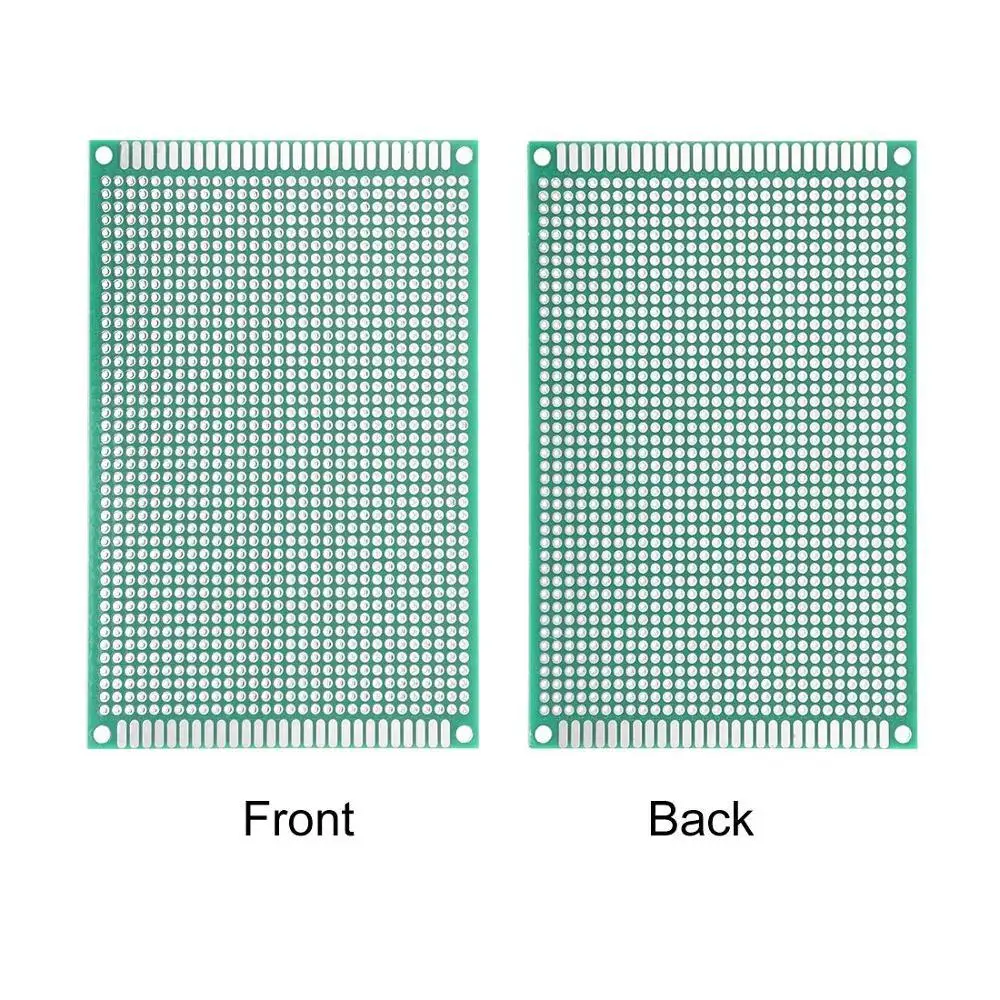 8x12 см двусторонний Универсальный Печатный платы для DIY пайки 2 шт|Интегральные
