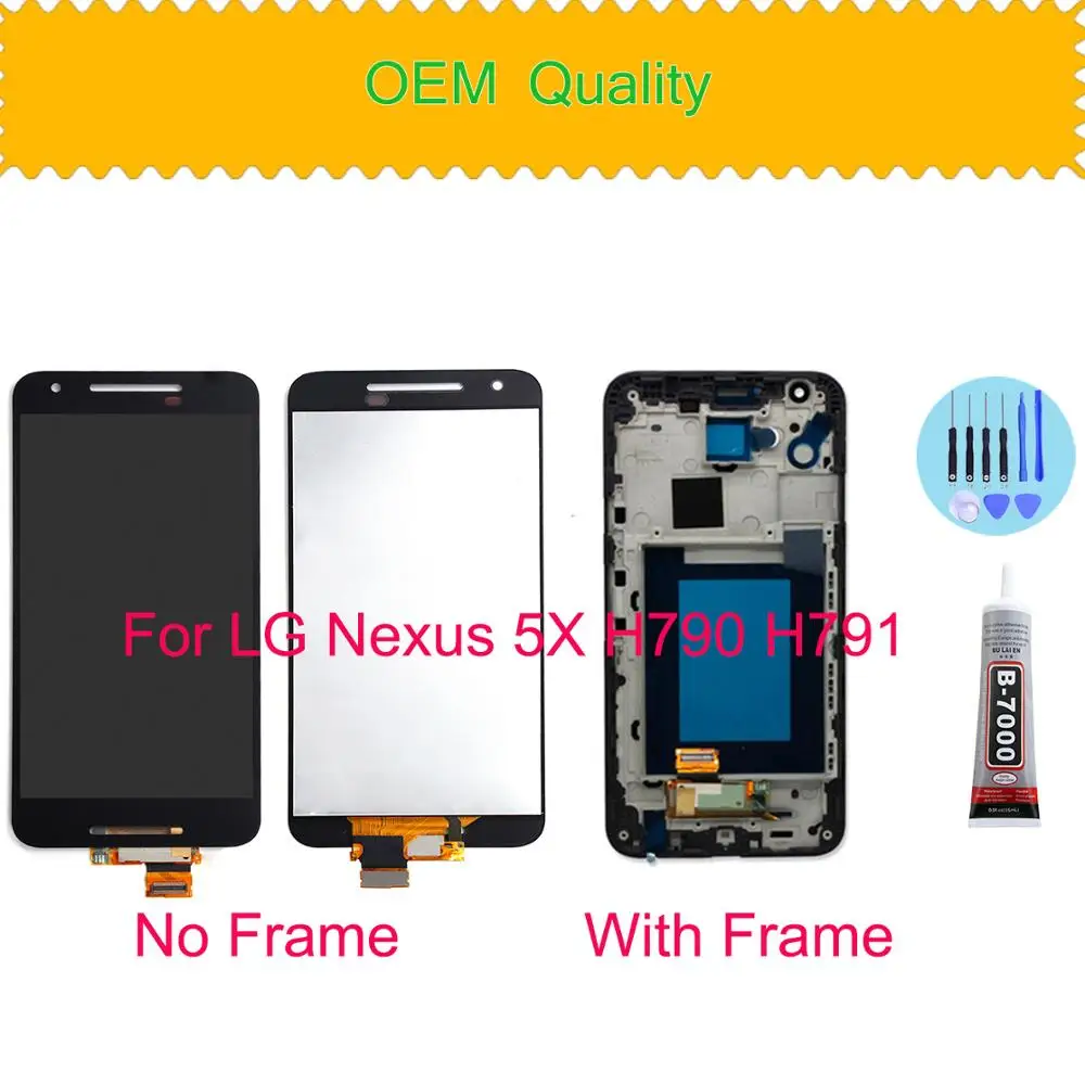 ЖК-дисплей 5 2 дюйма H790 H791 для Nexus 5X экран в сборе LG Nexus5X с сенсорным экраном