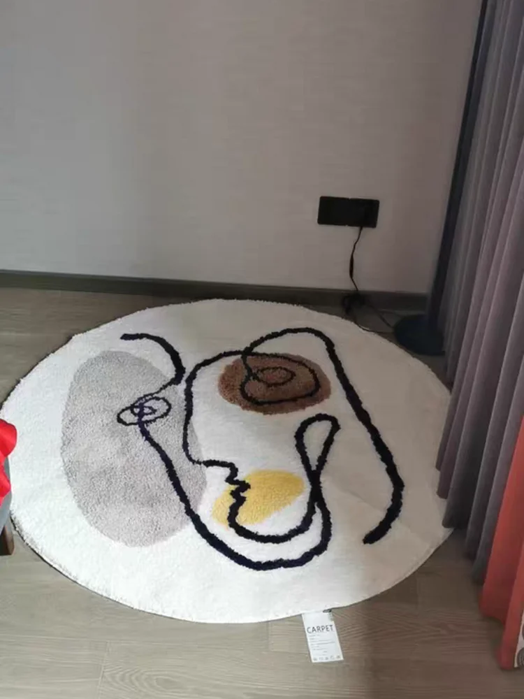 Художественный коврик с узором в стиле пост модерн домашний декоративный