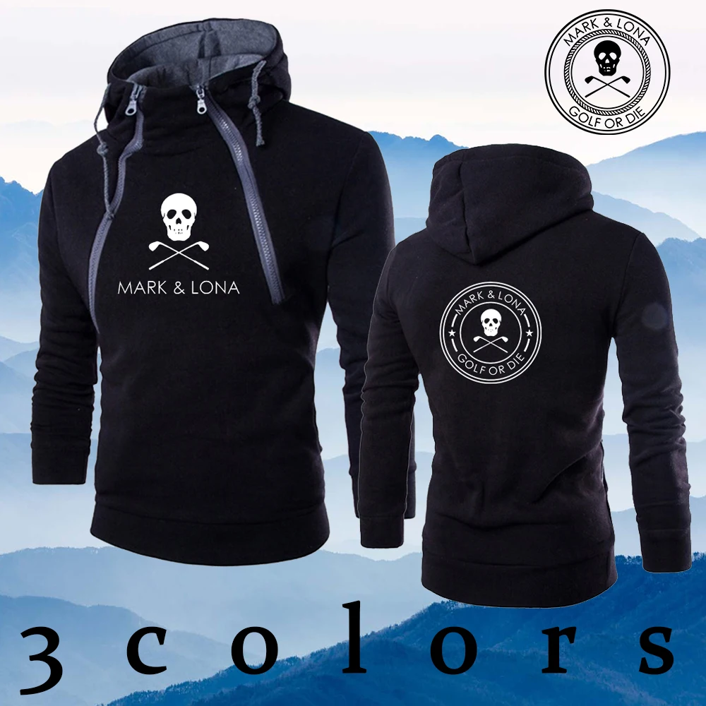 

Новинка, мужские толстовки с капюшоном на осень/зиму, дизайнерский пуловер с капюшоном и двойной молнией с надписью и логотипом, Высококаче...