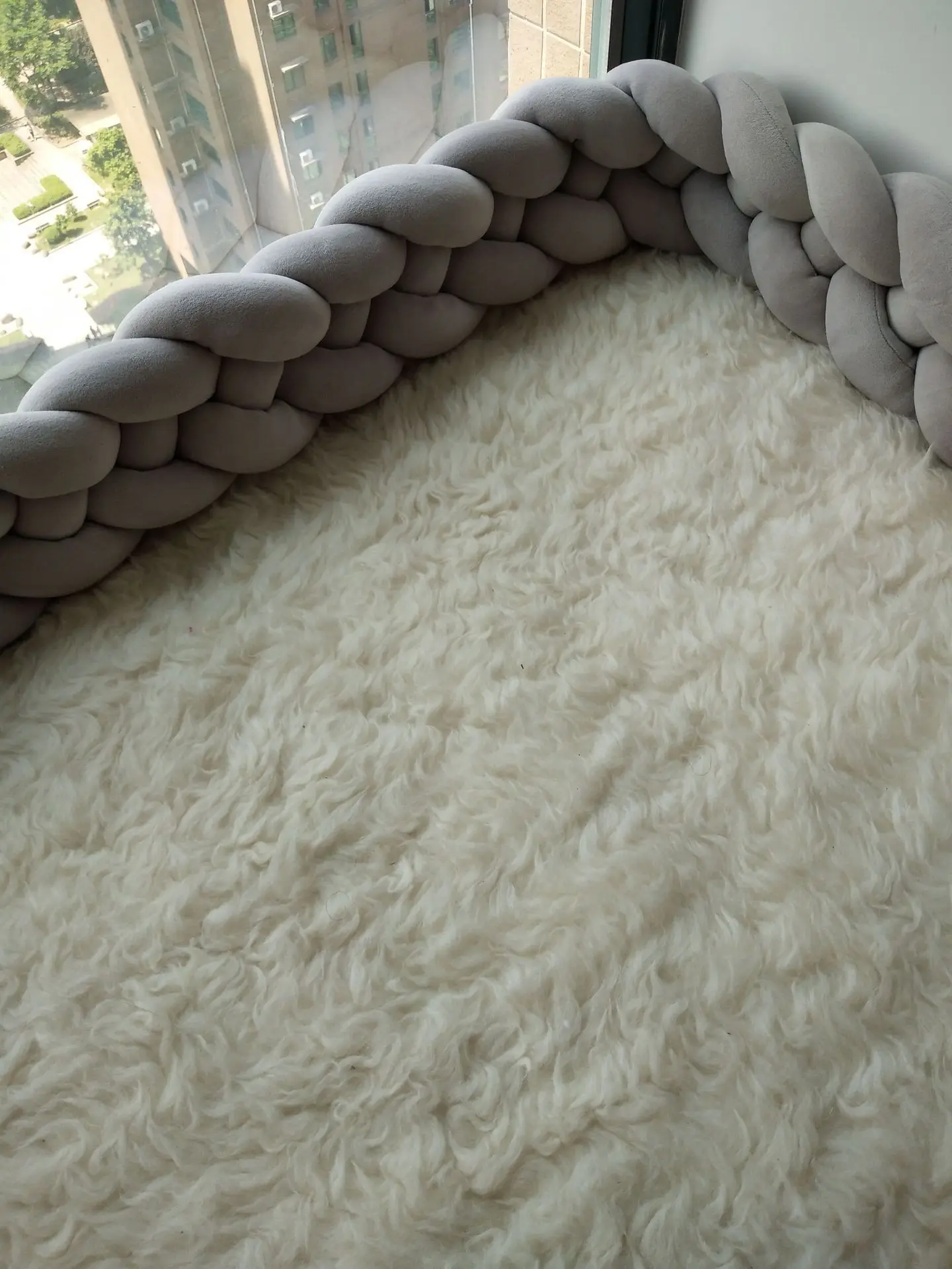 Оплетка-бампер для детской кроватки 4 пары