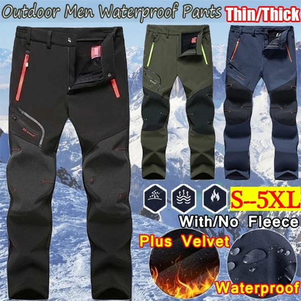 Мужские уличные тонкие/толстые стильные брюки для альпинизма треккинга пешего