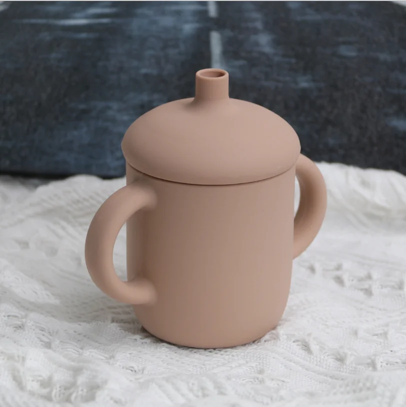 

Children's Silicone Straw Drinking Cup Leak-Proof Drinking Cup Drinking Straw Drinking Cup Baby Training Drinking Straw Drink