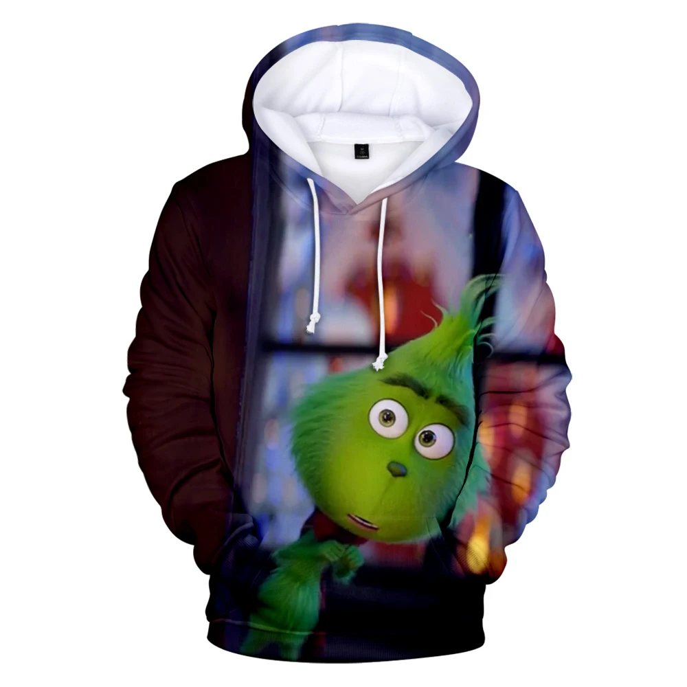 Новинка 2021 пуловер с капюшоном в европейском и американском стиле зеленым мехом