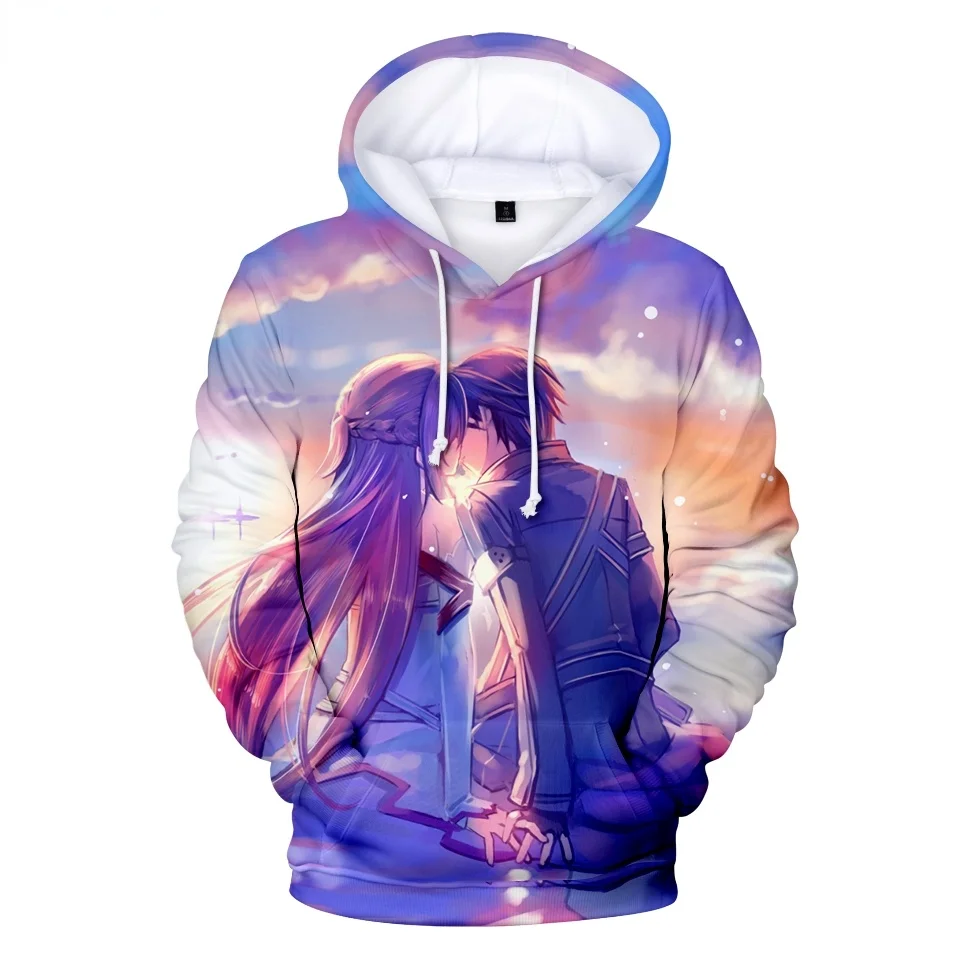 

Sword Art Online 3D Hoodies Men Women Sweatshirt 3D Sword Art Online Hoodies Men Print Sweatshirts Oversized Pullovers