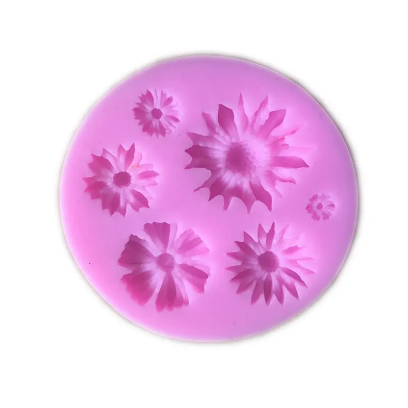 

Flower Shape Cake MoldFondant Craft Chocolate Cake Mold Silicone Soap Candy Pastry Mould DIY Baking Tools