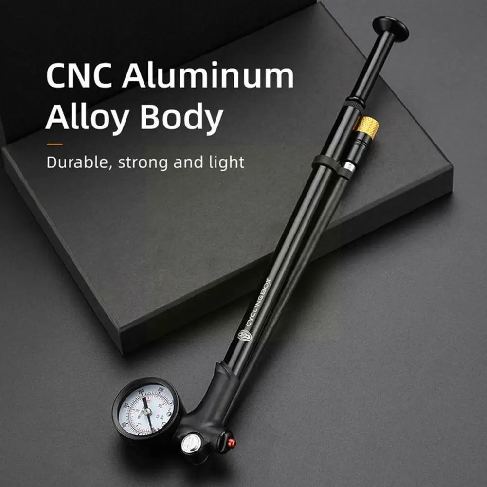 

Bicycle Pump Bicycle Air Pump MTB Bicycle Portable Accessories With Instrument Panel/ Pressure Test Tool/aluminum Alloy