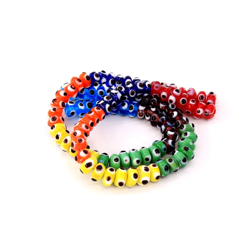 10 шт./лот плоские круглые бусины-фонарики для ювелирных изделий сережек