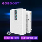 Трехдиапазонный усилитель сигнала GOBOOST, 4g LTE 1800 1700 1900 GSM 2G 3G 900 CDMA 850 2100 МГц, усилитель с разъемом